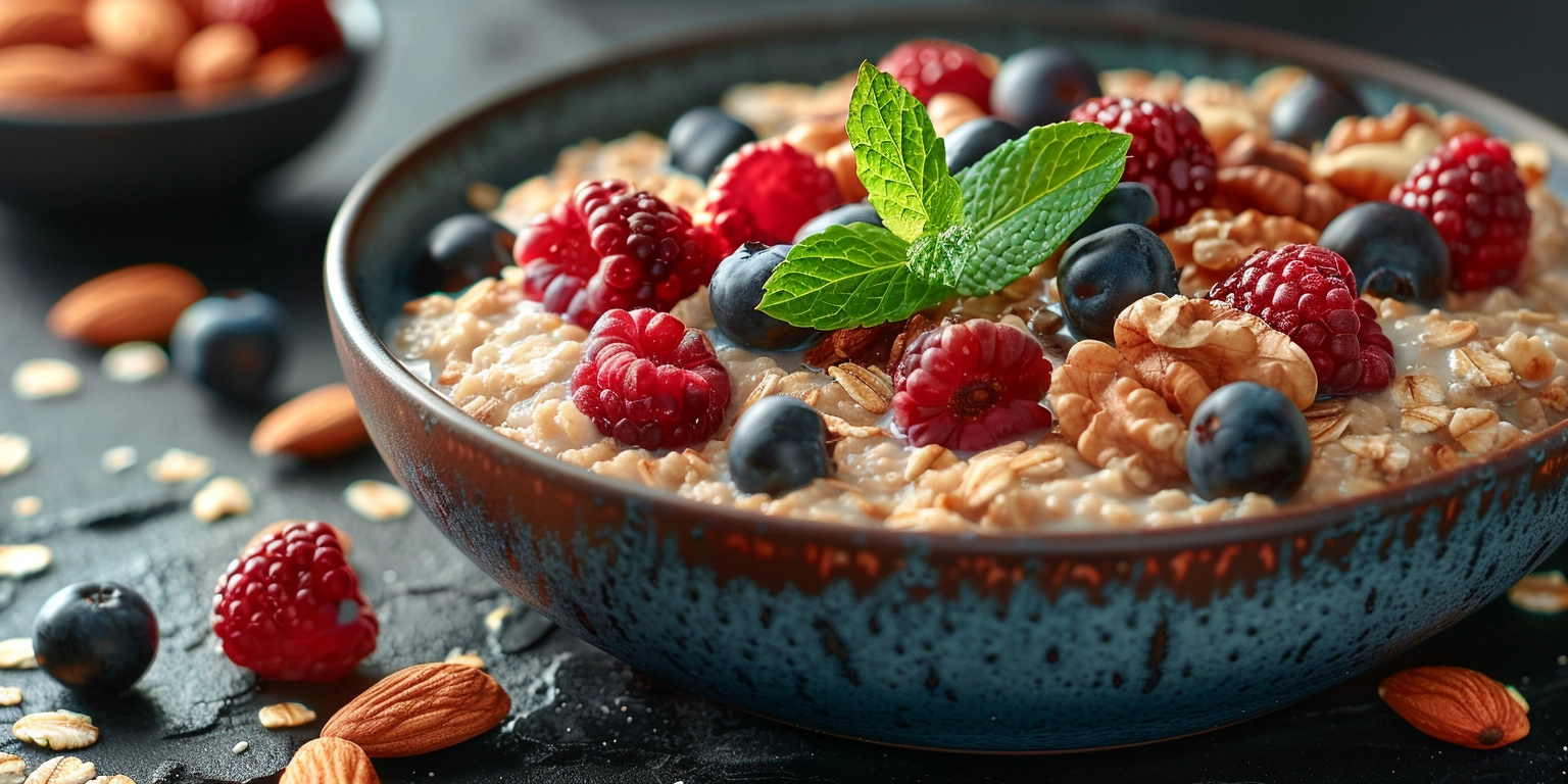 avena con frutos secos